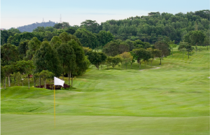A golf course in Kuala Lumpur