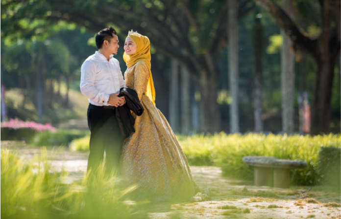 Wedded couple in Malaysia
