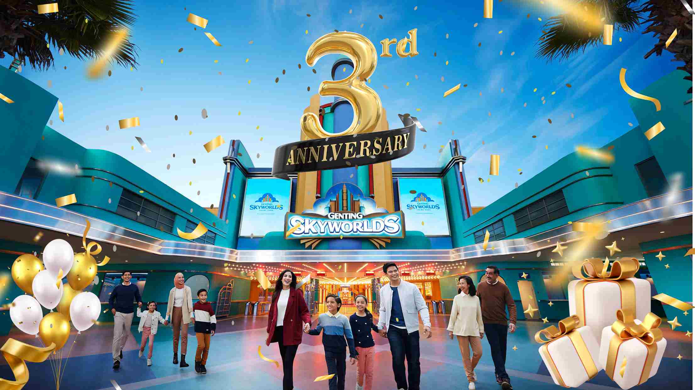 Genting SkyWorlds Theme Park 3rd year anniversary